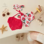 Bikini pour enfants avec bandeau tendance