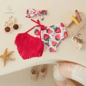 Bikini pour enfants avec bandeau tendance