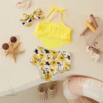 Mode estivale : bikini bandeau pour jeunes filles
