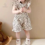Robe enfant à fleurs, style Bonheur floral