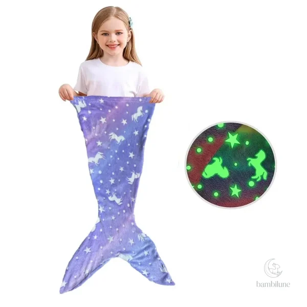 Accessoire d'hiver pour enfants : sac de couchage lumineux