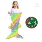 Sac de couchage sirène parfait pour les soirées pyjama