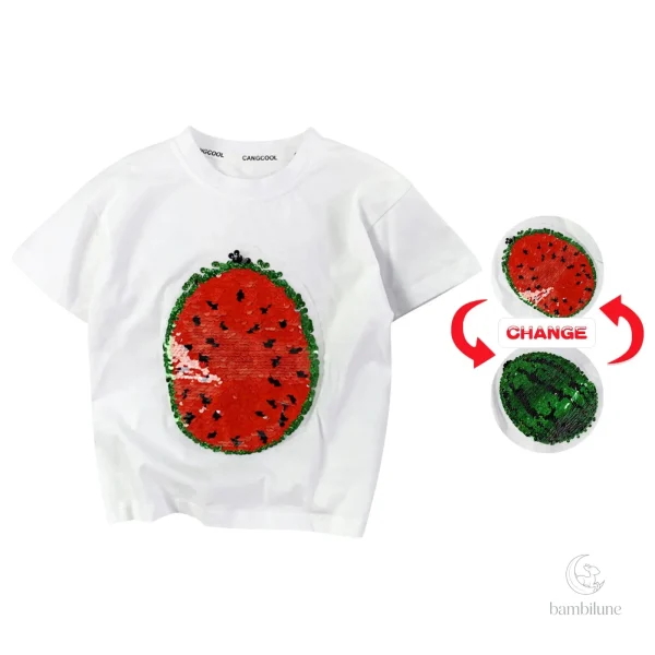 Vêtements enfant tendance avec motif pastèque