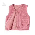 Gilet tendance en laine d'agneau pour petits