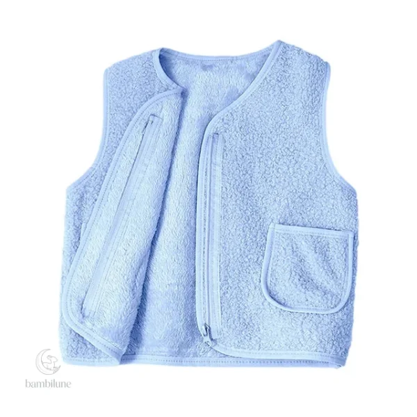 Gilet en laine d'agneau, essentiel pour l'hiver