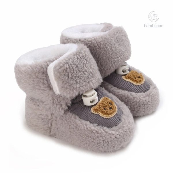 Chaussures enfants motifs animaux, chaleur et confort
