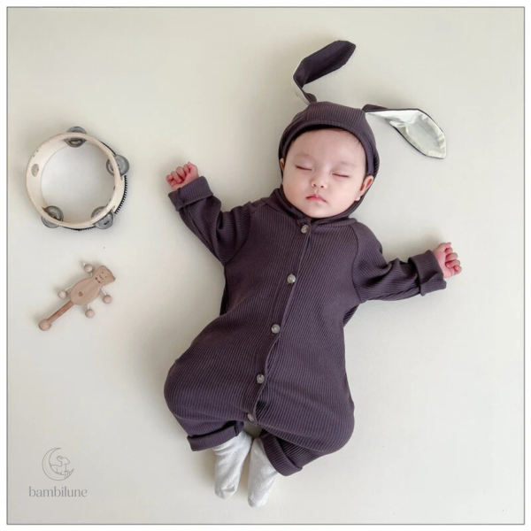 Chandail doux pour bébé, motif lapin amusant