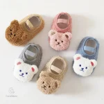 Mini chauds chaussons pour enfants, style ludique