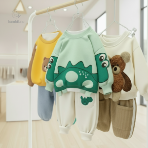 Ensemble enfant chaud et doux en deux pièces