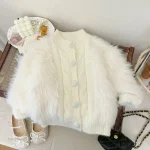 Manteau d'hiver chaud et élégant pour filles