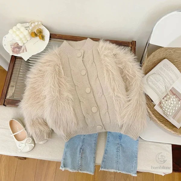 Chaud et élégant manteau d'hiver pour enfants