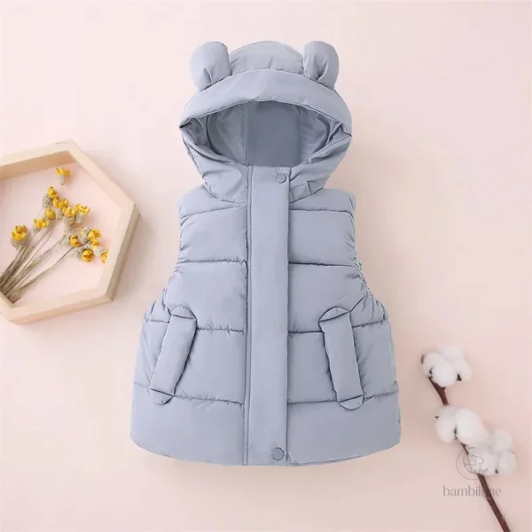 Gilet chaud à capuche pour les journées fraîches