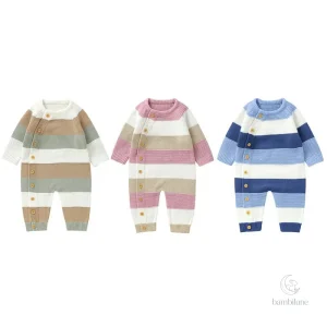 Vêtement d'automne en tricot pour enfants avec capuche