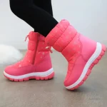 Chaussures d'hiver pour filles, imperméables et chaudes