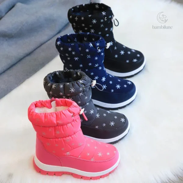 Bottes de neige pour enfants, protection contre l'eau