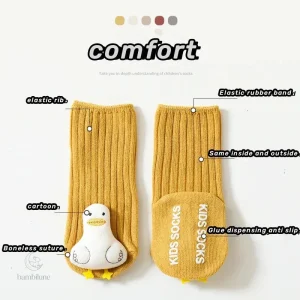 Chaussettes hautes antidérapantes pour l'automne