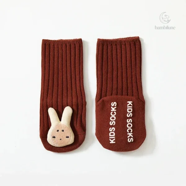 Chaussettes basses antidérapantes pour l'automne