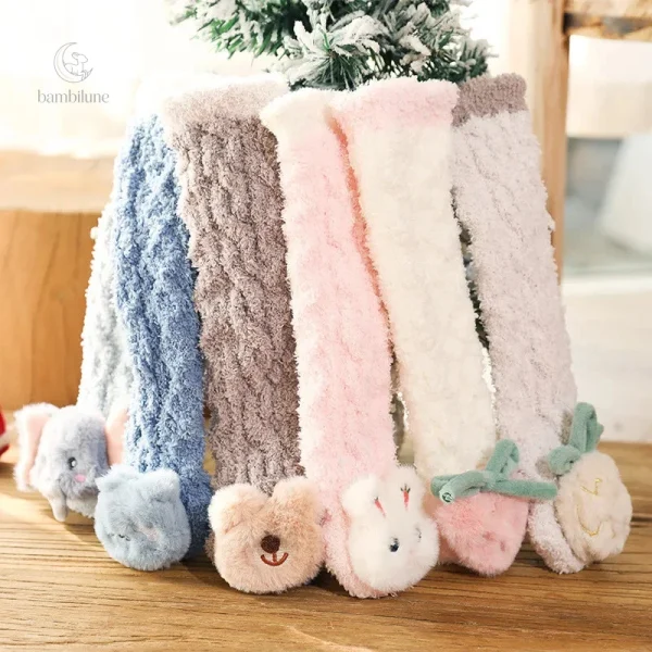 Mini chaussettes longues extra-chaudes pour bébé