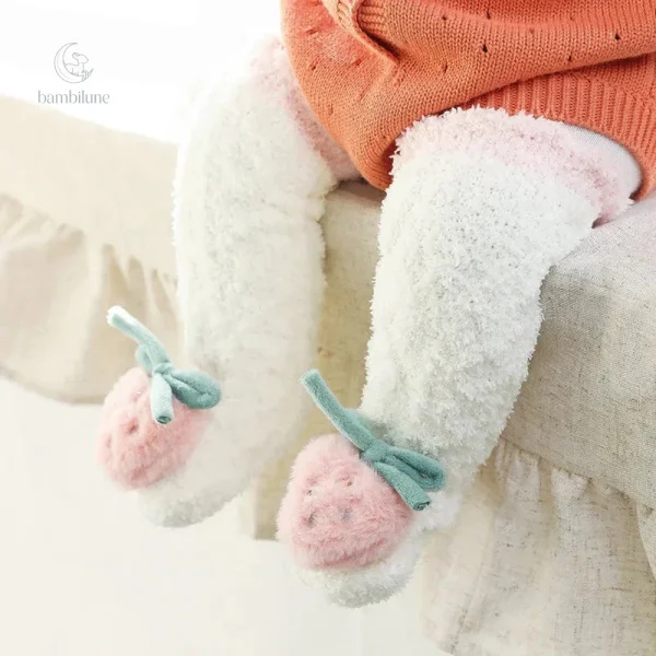 Accessoire idéal pour garder les pieds de bébé au chaud