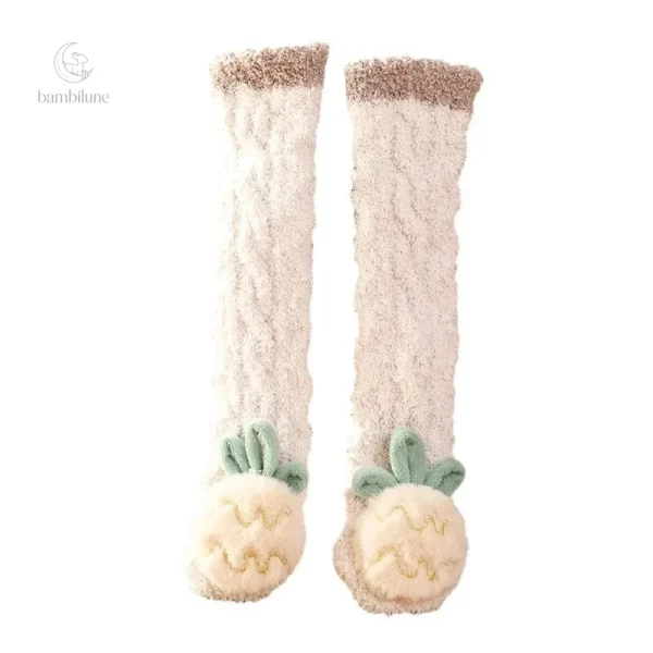 Chaussettes bébé en tissu extra-chaud