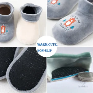 Mini chaussons pour enfants, confortables et sûrs