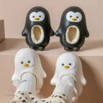 Chaussons pingouins pour enfants - Mini Fashion