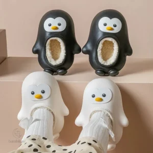 Chaussons pingouins pour enfants - Mini Fashion