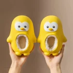 Chaussons tendance pingouin pour jeunes enfants