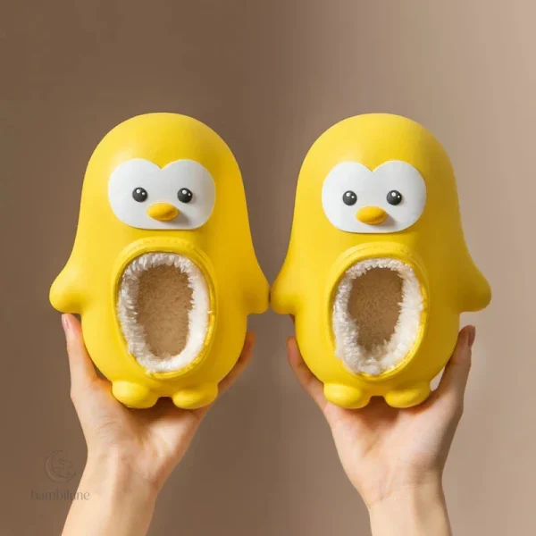 Chaussons tendance pingouin pour jeunes enfants