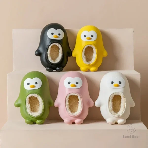 Chaussons d'intérieur pingouin pour petits pieds