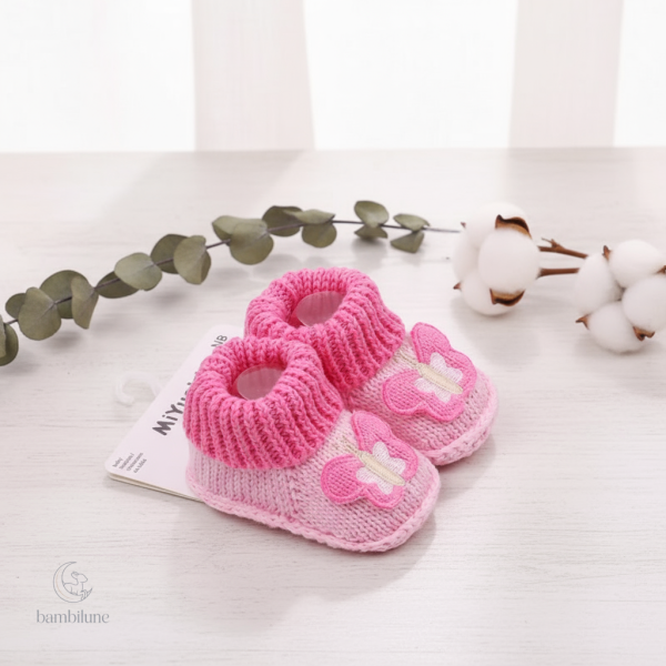 Style et confort : chaussons tricotés pour nourrissons
