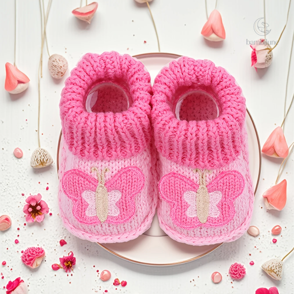 Chaussons tricotés pour un style tendance enfant