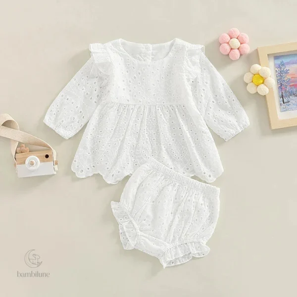Mode enfant : ensemble en coton pour fille