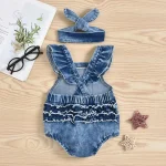 Combinaison denim tendance pour jeunes filles