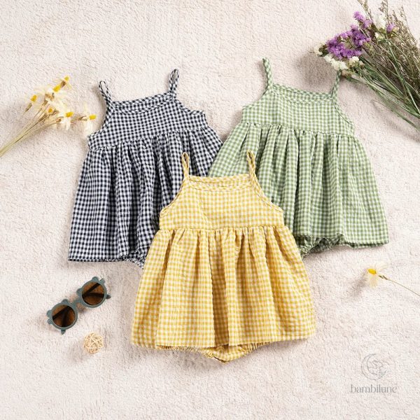 Combishort Mini Fashion pour fille, style décontracté