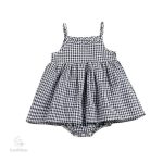 Style amusant, combishort pour fille en tissu doux