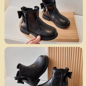 Bottines en cuir pour l'automne et l'hiver