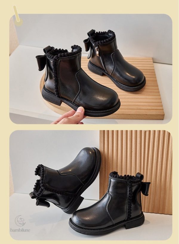 Bottines en cuir pour l'automne et l'hiver