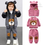 Mini mode confortable pour enfants en hiver