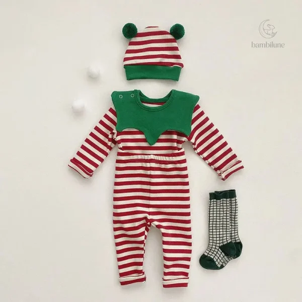 Mini pyjama de Noël, parfait pour les nuits d'hiver douillettes