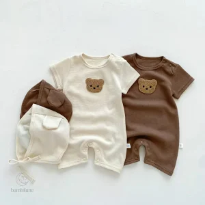 Mini Fashion - Combinaison d'été en coton doux