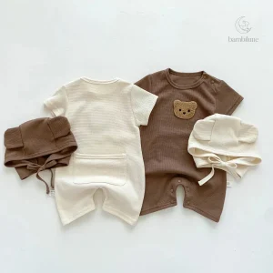 Combinaison d'été pour enfants en coton léger