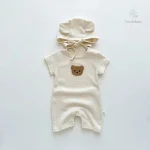 Vêtement printanier en coton doux pour petits