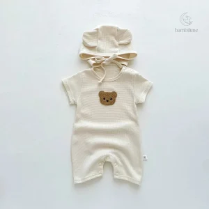 Vêtement printanier en coton doux pour petits