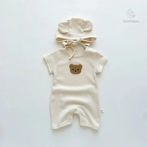 Vêtement printanier en coton doux pour petits
