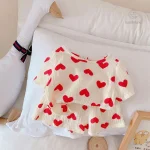 Tenue estivale pour enfants en coton doux et respirant