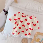 Ensemble confortable en coton pour les sorties d'été
