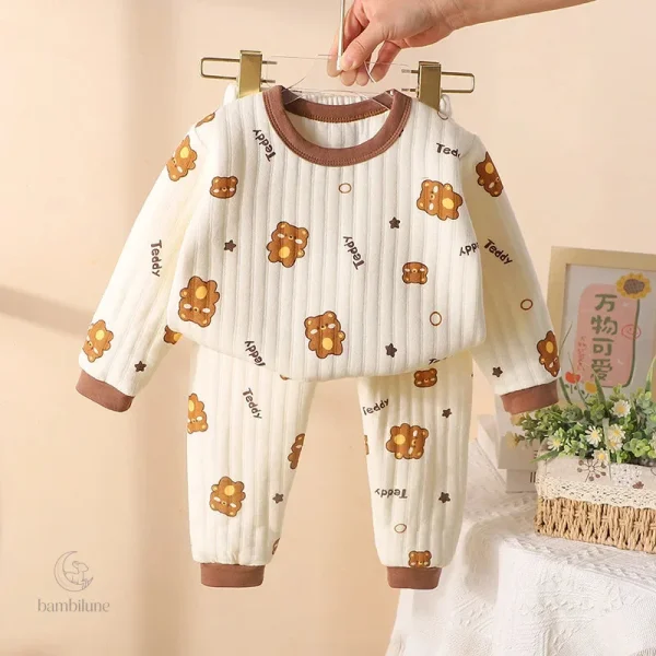 Pyjama coton ultra doux pour tout-petits, confortable et stylé