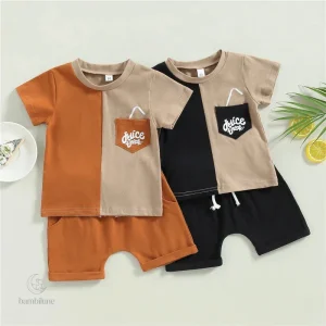 Mini Fashion - Ensemble d'été garçon aux couleurs tendance