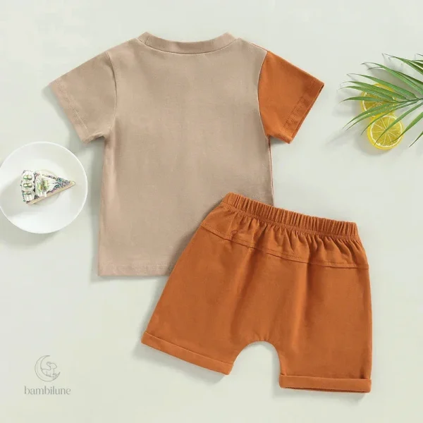 Ensemble mode enfant, été 2023, look décontracté